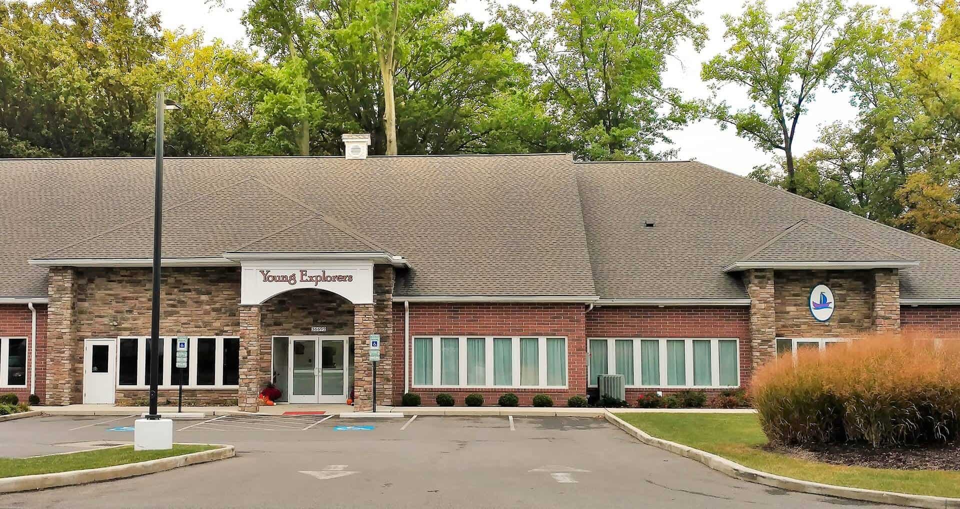 Cozy entrance of Young Explorers school, featuring the warmth of an original century home.